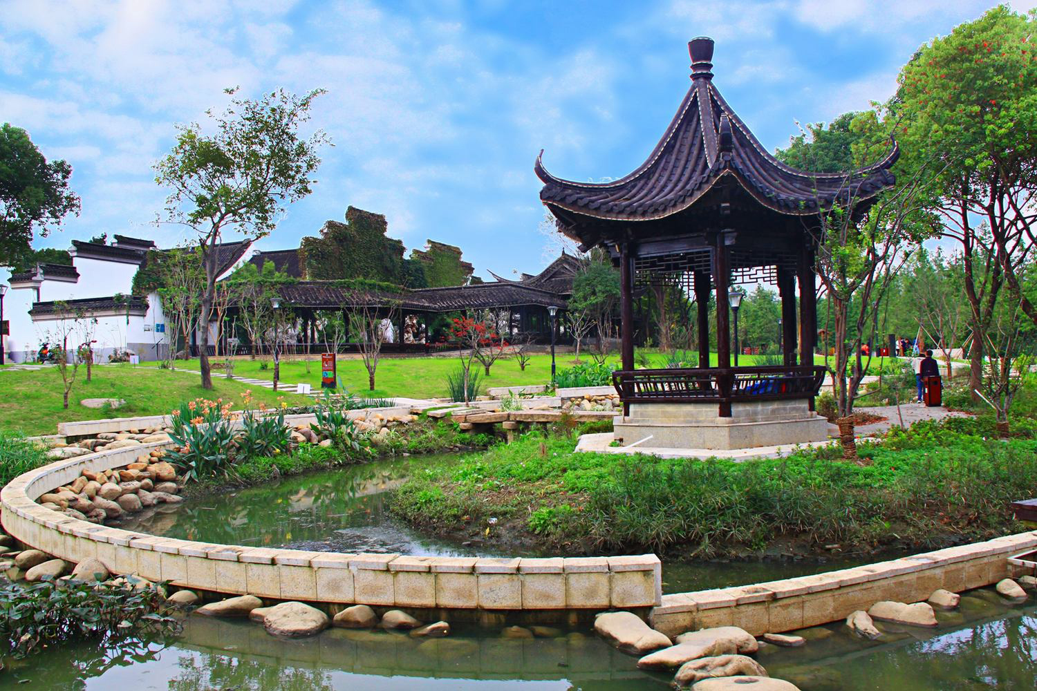 常州薛家镇雁荡河水利风景区