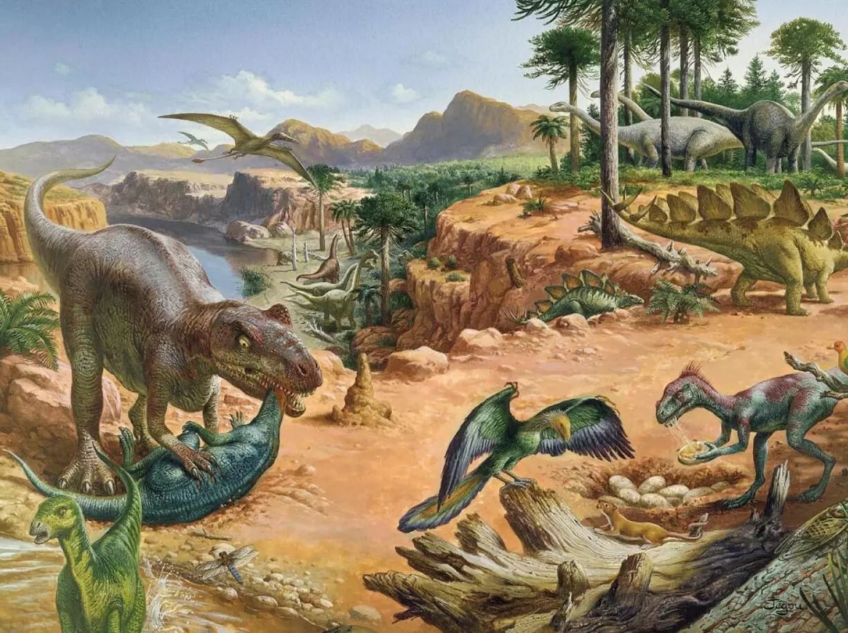 恐龙时代有胎生哺乳动物存在吗?现代哺乳动物和恐龙有什么关系?