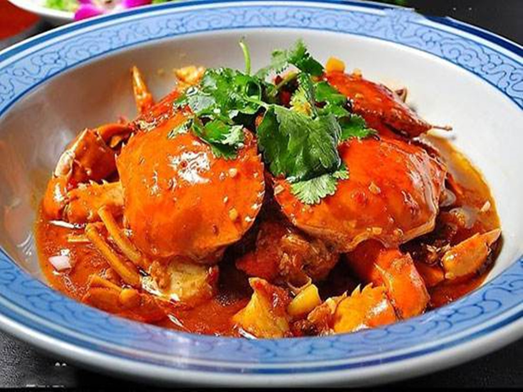 香辣蟹的味道,一丢丢辣辣的味道,让人吃过便不曾忘记