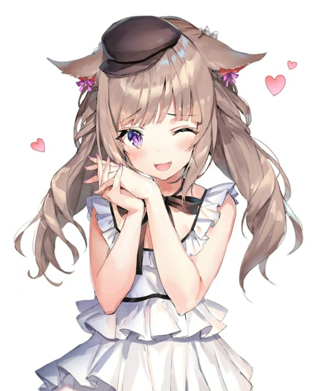 动漫二次元壁纸:萌系少女,你这么可爱,肯定很会撒娇吧