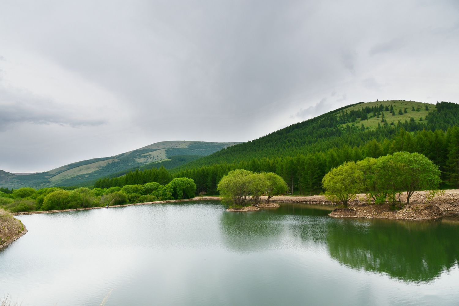 北京柳树沟森林公园自然风光