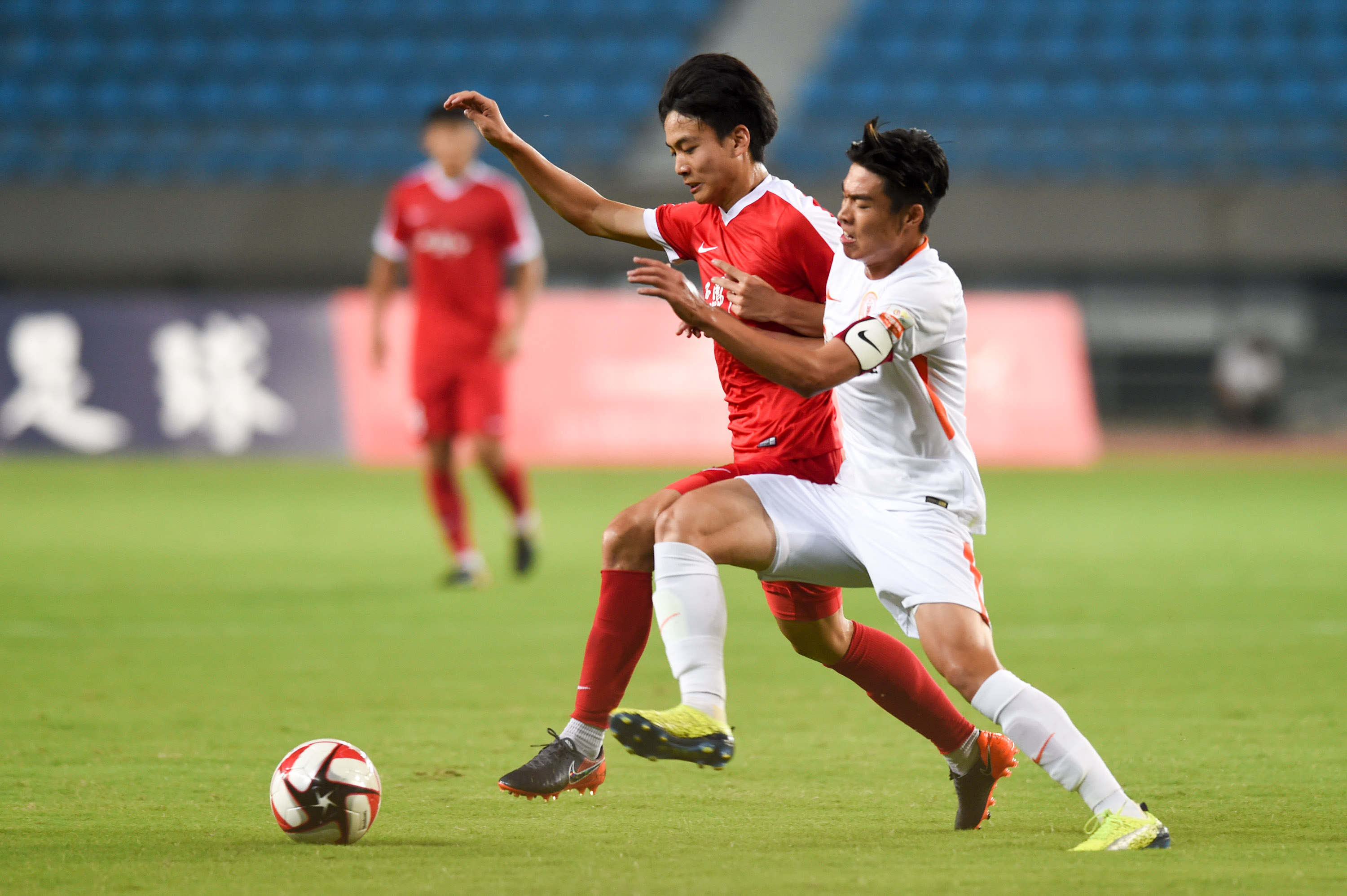 足球——国奥选拔赛:中国足协u21选拔队胜北京人和u21队(9)