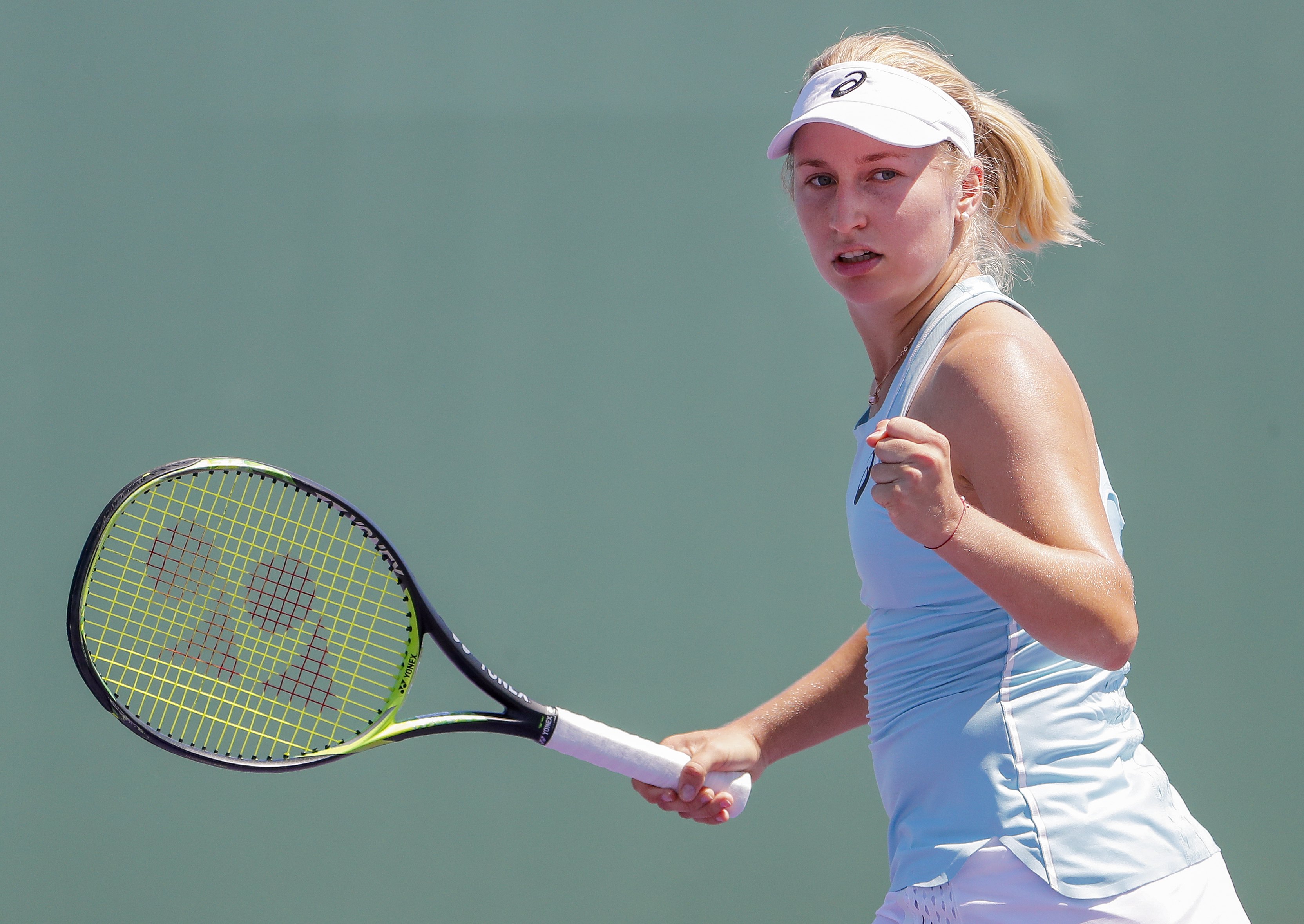 网球——迈阿密公开赛:加夫里洛娃晋级(1)