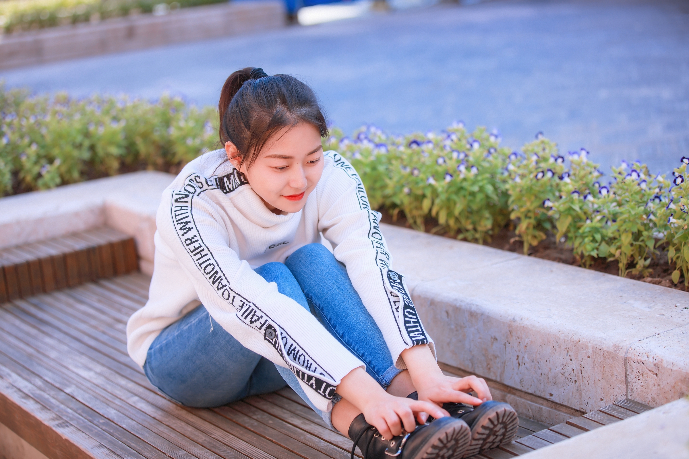 人像摄影 初秋的午后,漂亮的姐姐