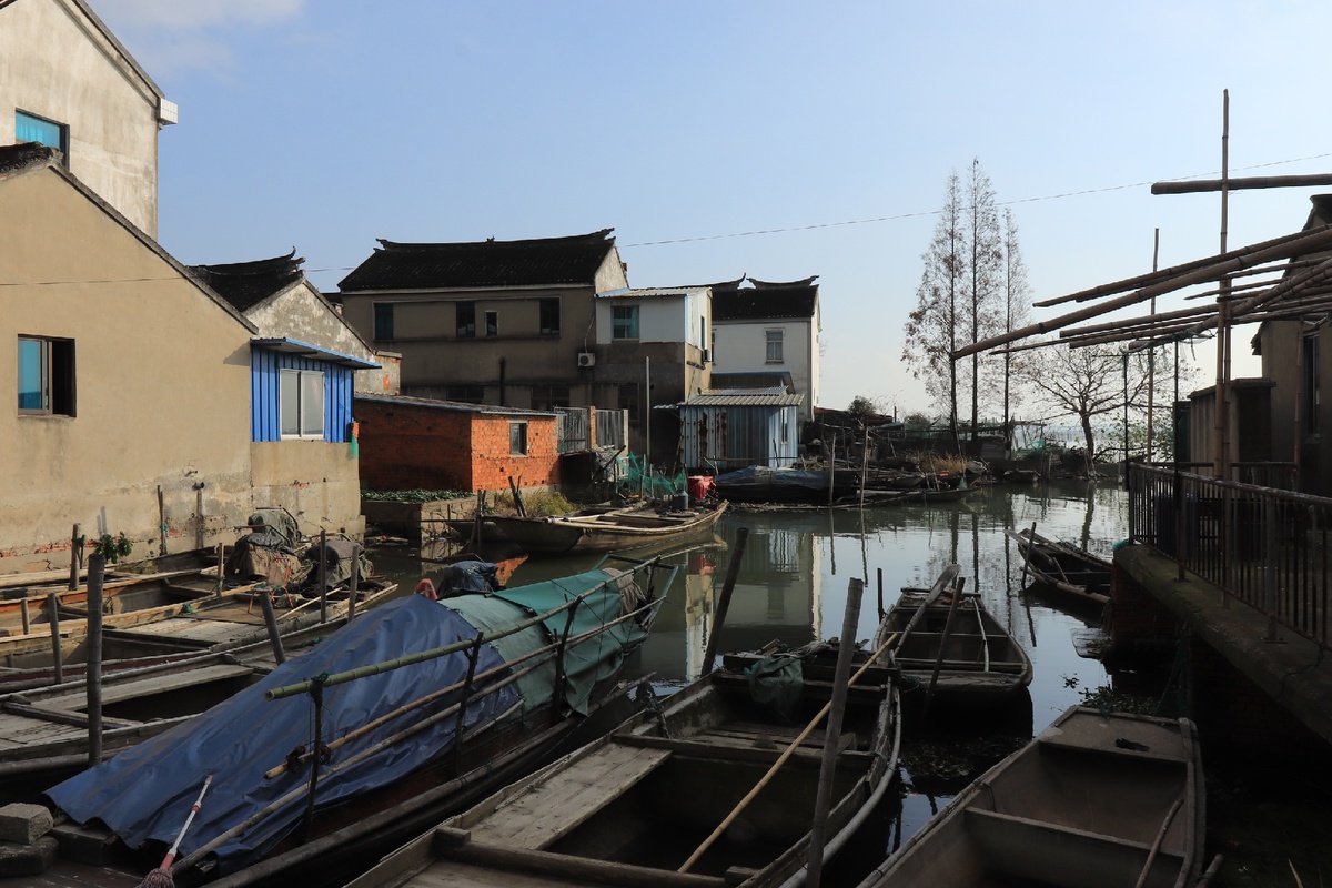 广州东江渔村图片