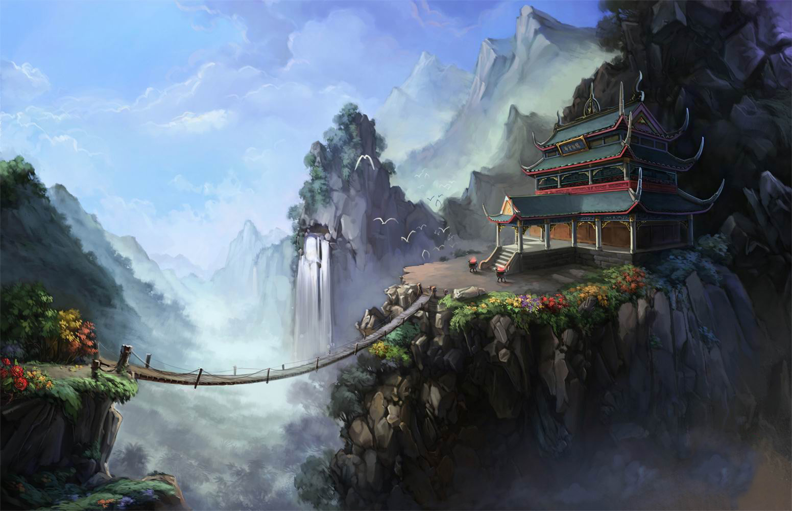 诛仙游戏原画精美作品选欣赏