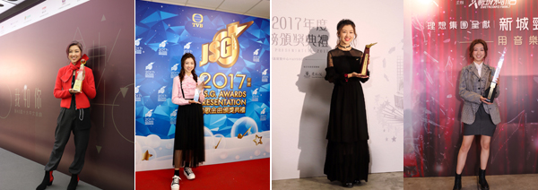 颜卓灵邓紫棋灵动俏皮宛如姐妹 香港硬核女孩就是这么刚