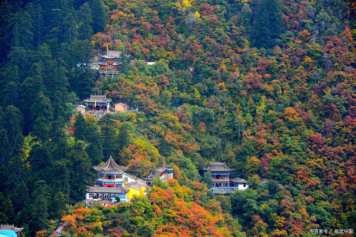 榆中兴隆山景区图片