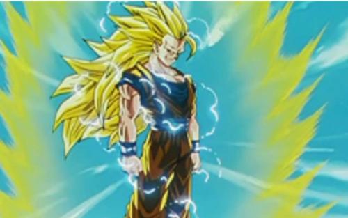 在对战沙鲁时,悟空等人都已被打倒在地,这时只剩悟饭一人,看着地上18