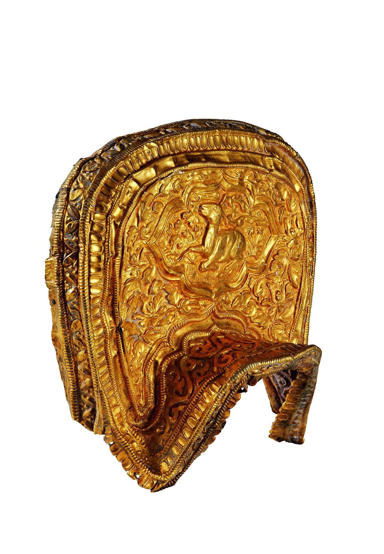 元朝时景教信众颇多,考古发掘中常见刻有十字架的墓顶石.摄影:陈新宇