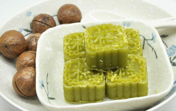 绿豆糕,传统的中国甜品,甜而不腻的美好味道