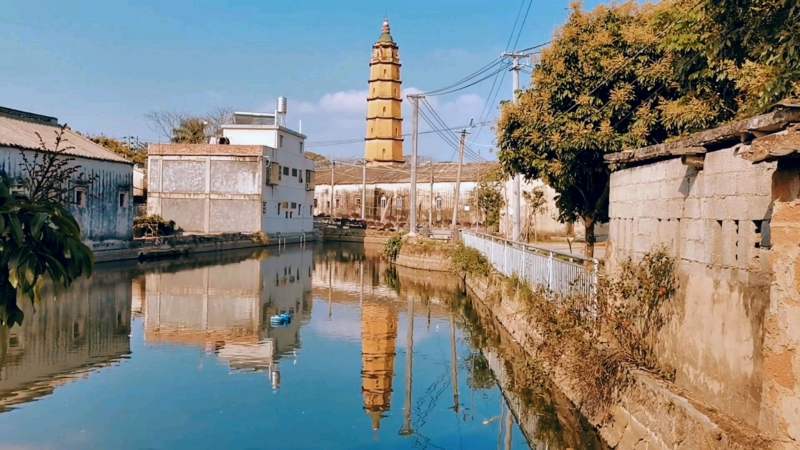 培风宝塔广东普宁古八景之一已经有278年历史