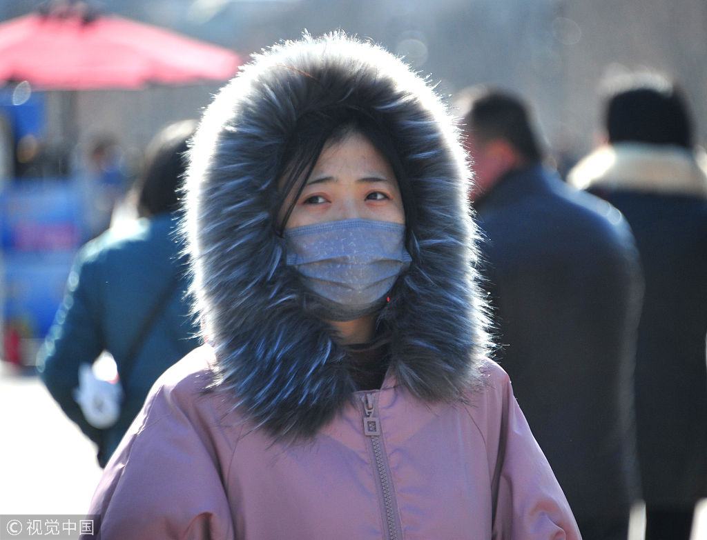 上海开启晴冷模式 气温冰点徘徊