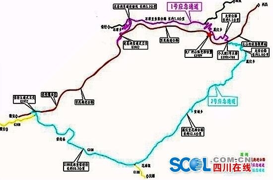 雅西高速公路地图图片