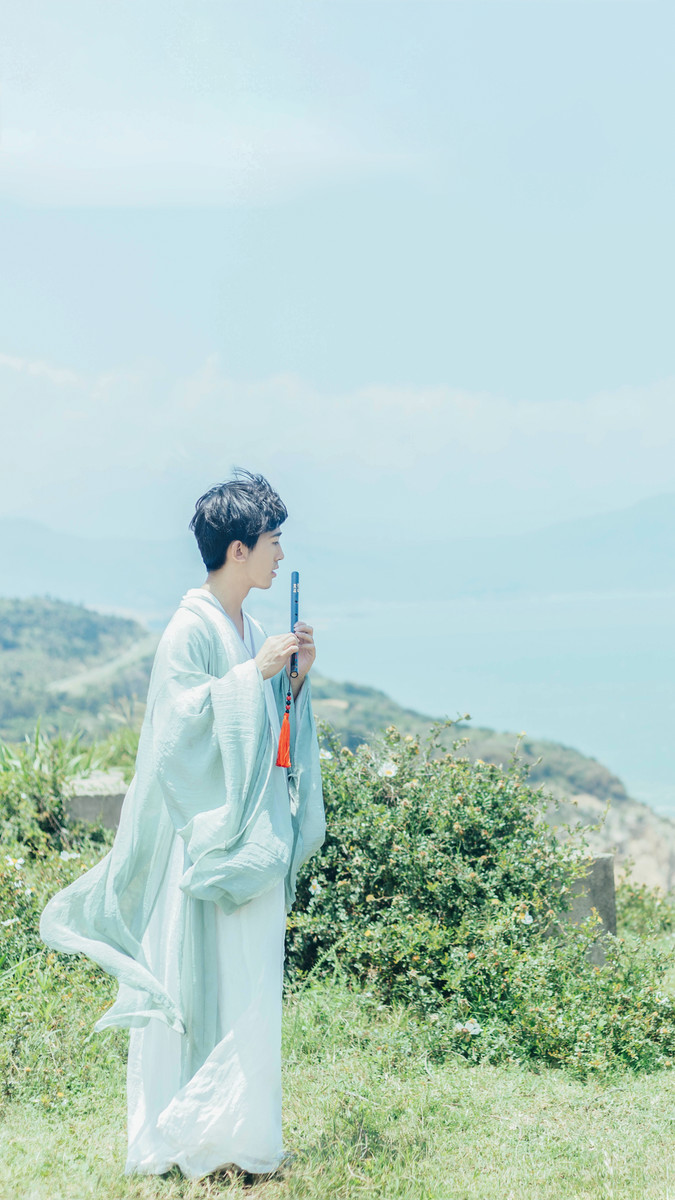 古风人像-牧笛少年