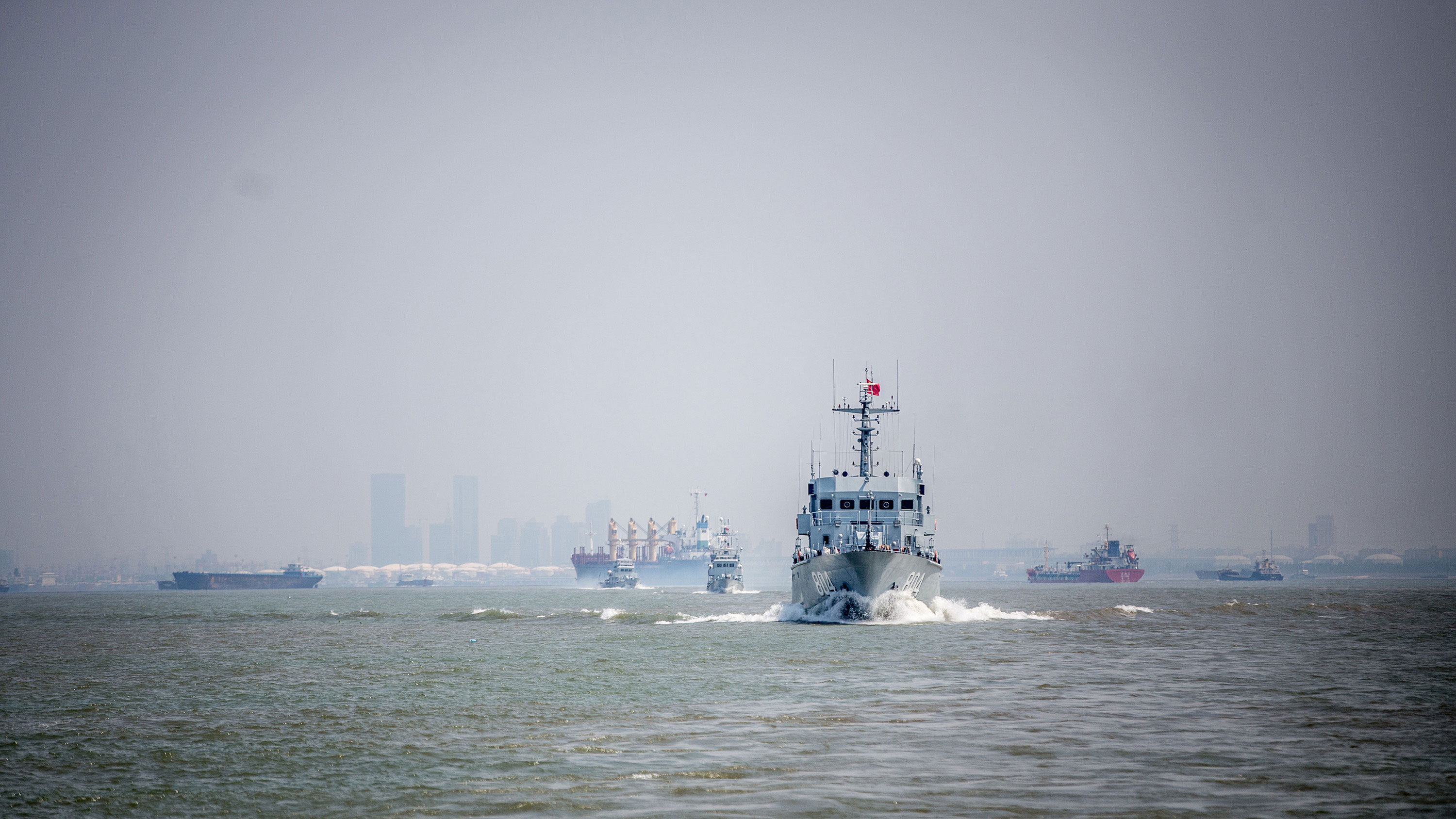 中国海军现役扫雷舰图片