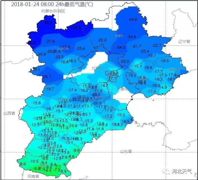 【992 | 气象】全国棉裤预警地图发布,河北人要穿几条?
