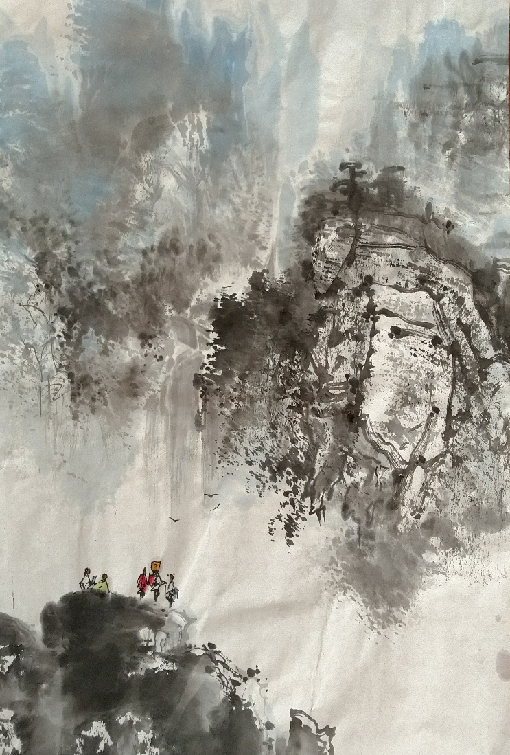 山水画家王凌云作品_独成一片风景