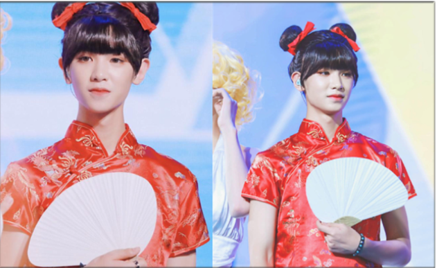 当明星穿上女装,李现奶奶烫,邓伦黑长直,看到哪吒头:输了!