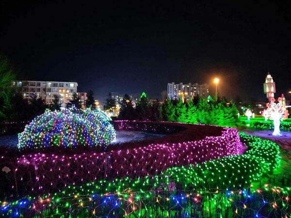 绥化:火树银花迎佳节