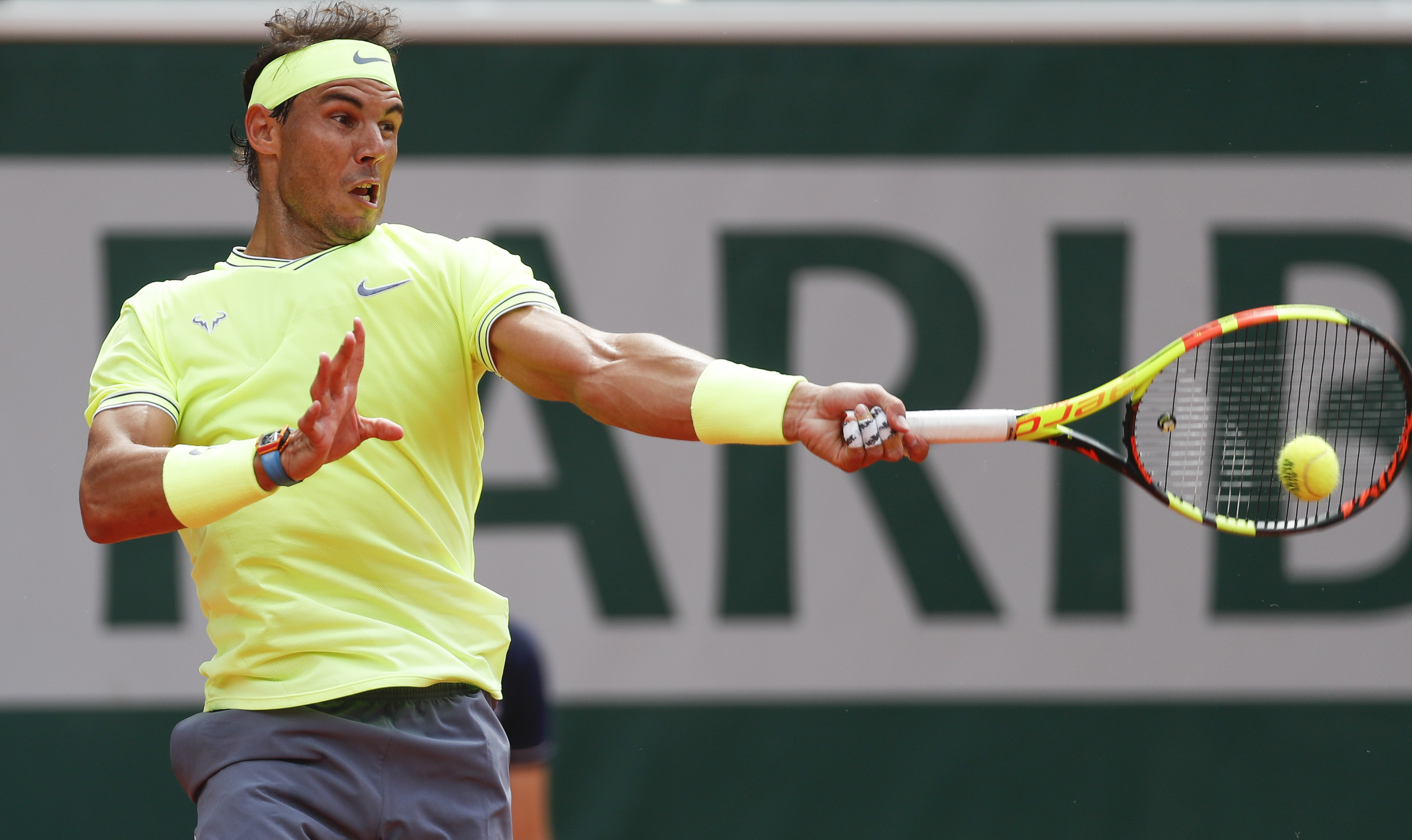 2019年6月9日    (体育)(1)网球——法网男单决赛:纳达尔对阵蒂姆