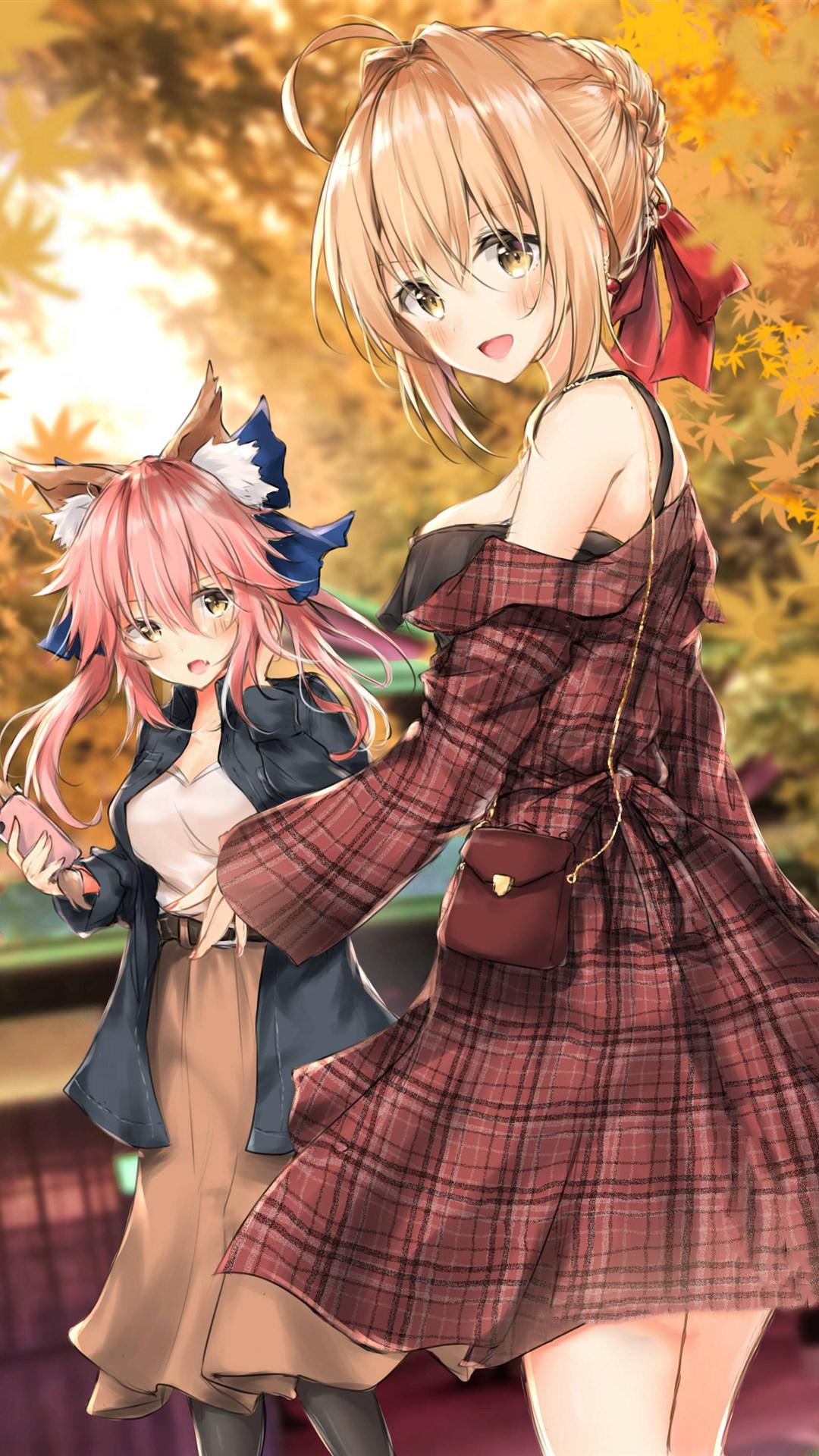 精美二次元手机壁纸:清纯小姐姐,阳光小仙女等你抱走喔