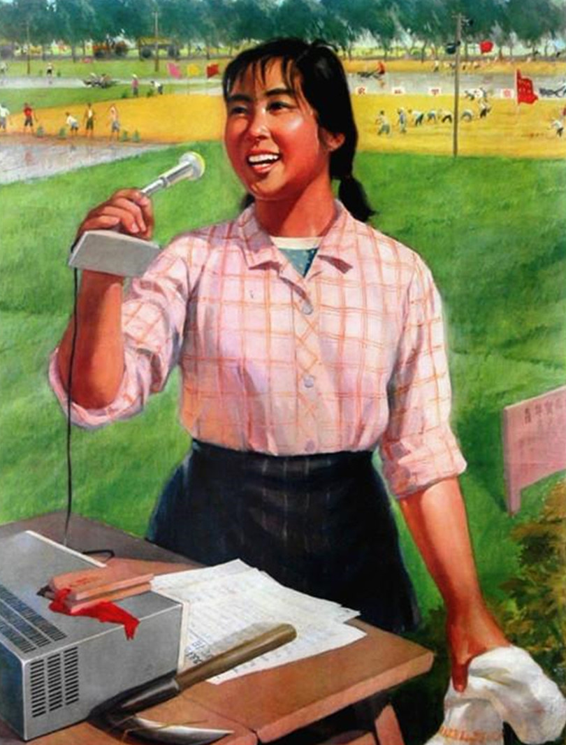 六七十年代经典宣传画,劳动的女人最美丽,网友:图二像我的奶奶