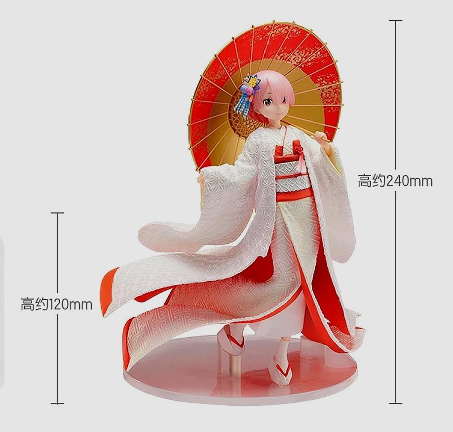 拉姆&蕾姆-白无垢手办,变身新娘;附加拉姆&蕾姆twins ver.手办