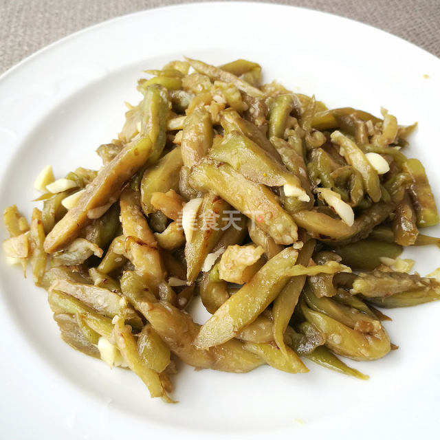 晋味蒜香炒茄子,健康少油,吃着超下饭