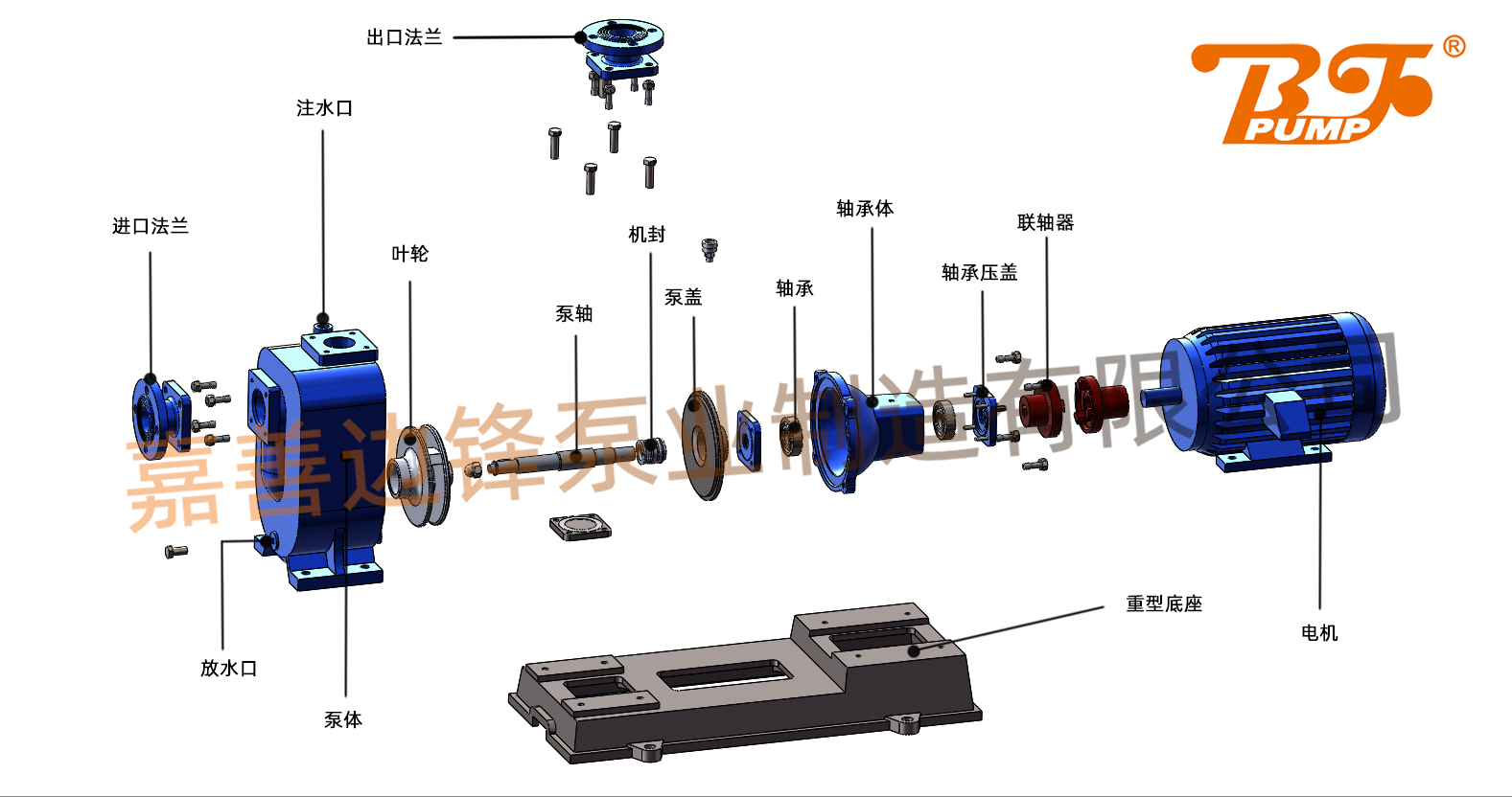 自吸泵泵头内部图图片