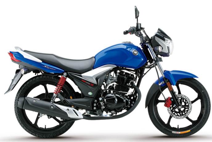 名称	超级骊爽 型号	hj125-20 类型	跨骑车 品牌	豪爵铃木