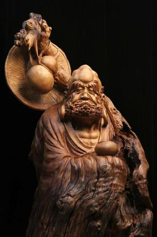 根雕之达摩东渡,你说不了解的