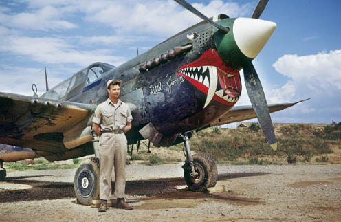 「珍贵老照片」1945年,"飞虎队"眼中的彩色中国