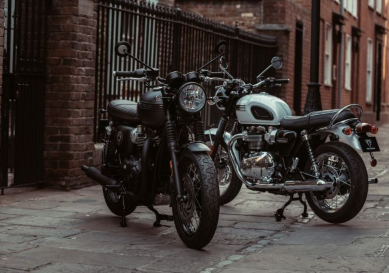 凯旋摩托推出两款全新bonneville120摩托车