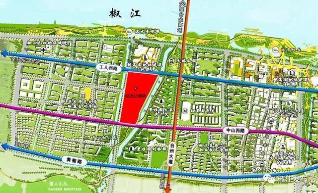 剛剛,椒江江岸尚城區塊184.83畝土地掛牌出讓