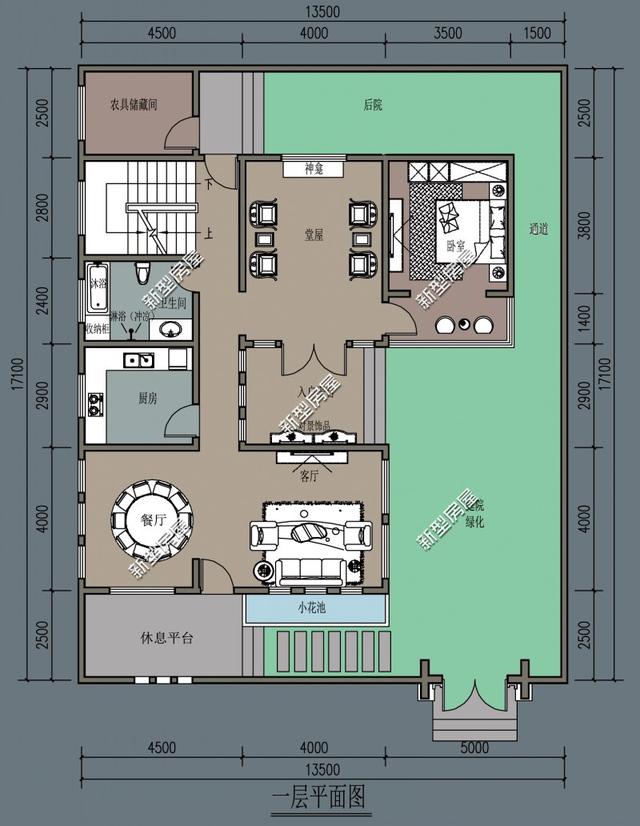 有鸡有鸭有菜园,这才是真正的农家院,5套别墅图纸分享