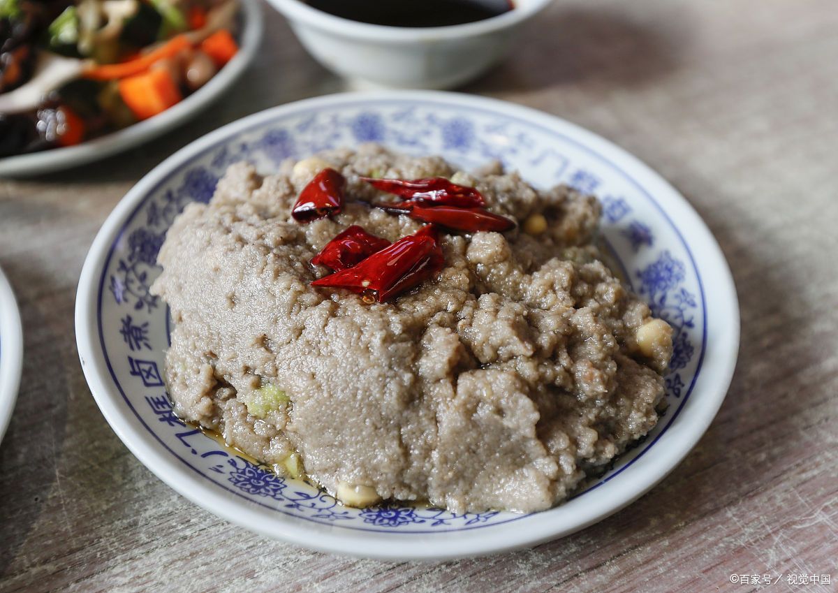 赤峰十二峰味之一的麻籽豆腐