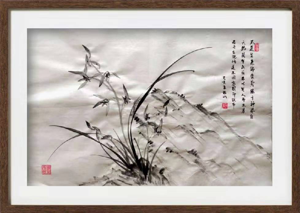 兰薰桂馥—西安画兰名家刘庚国画作品欣赏