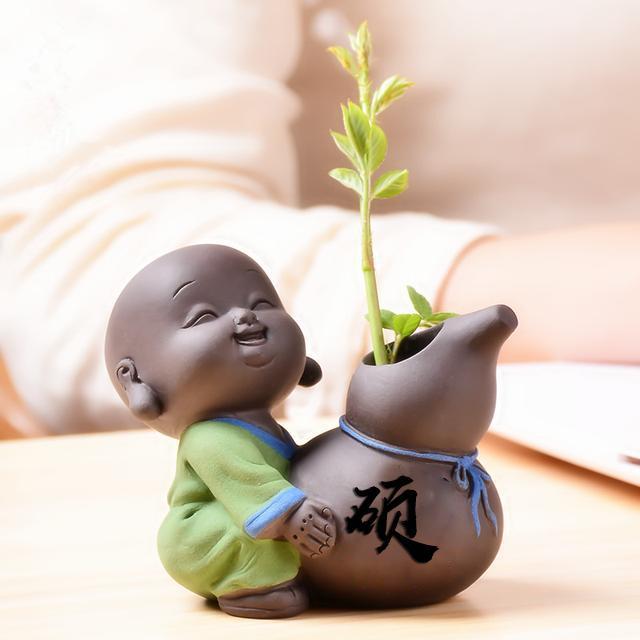 佛系智慧小和尚系列微信姓氏头像,佛在心中,人在福中,不要错过