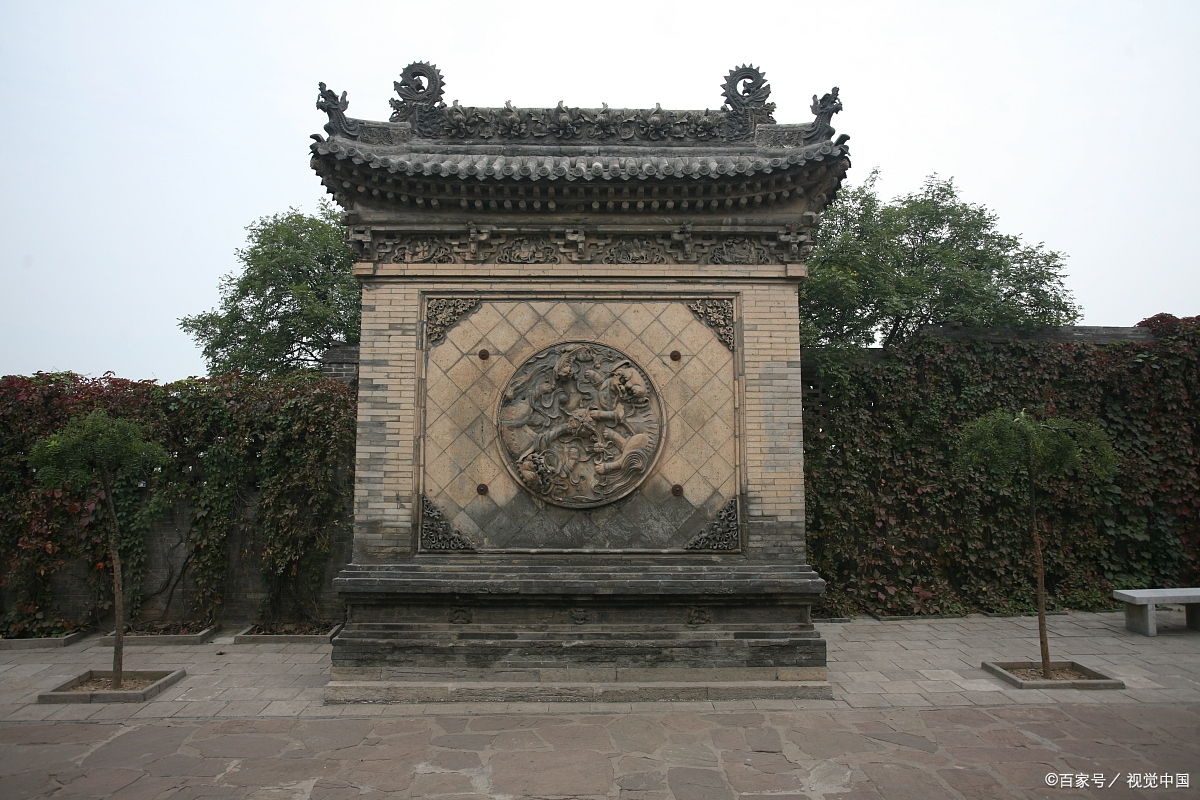 典雅二奢华的传统中式庭院影壁墙设计