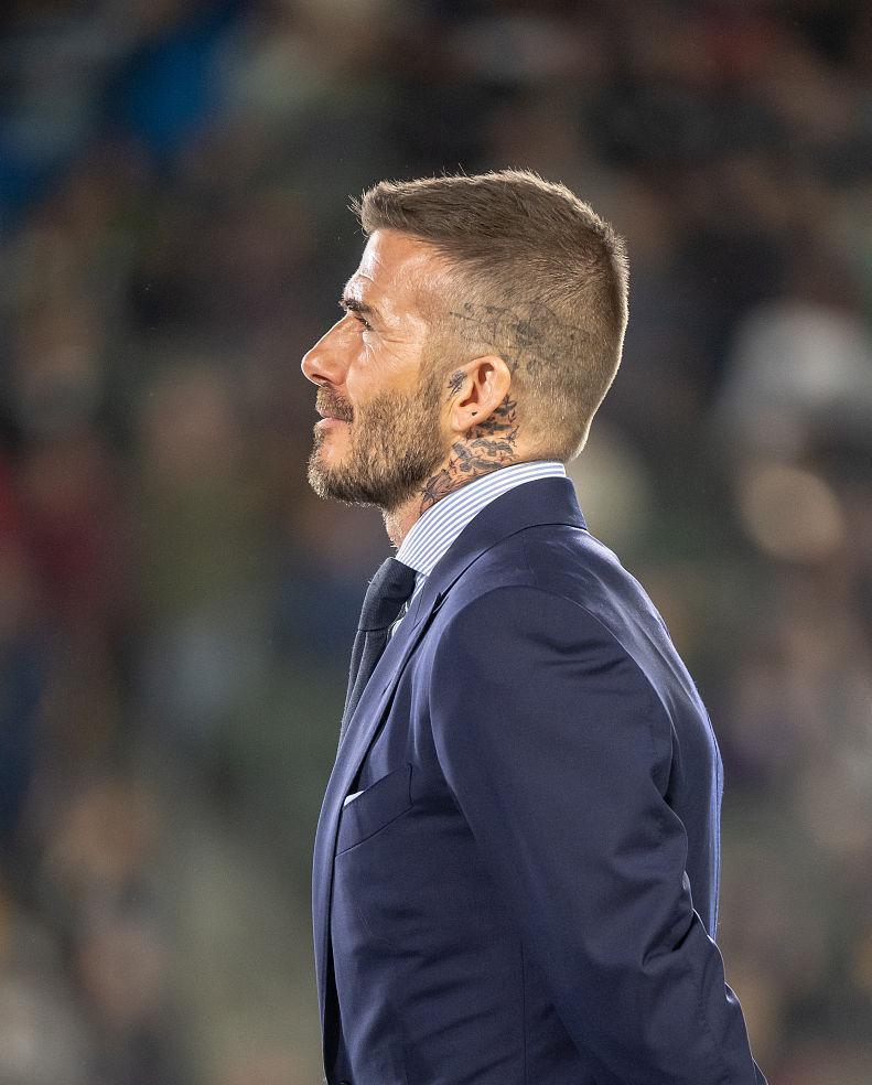 3月2日,贝克汉姆亮相2019美国足球职业联赛.