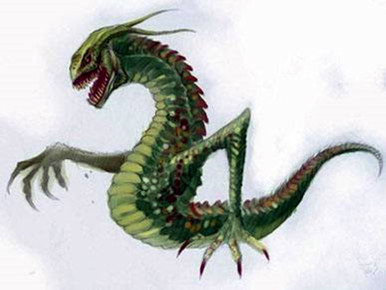 《山海经》两种上古怪兽,兽头蛇身,生活在神秘的野人国