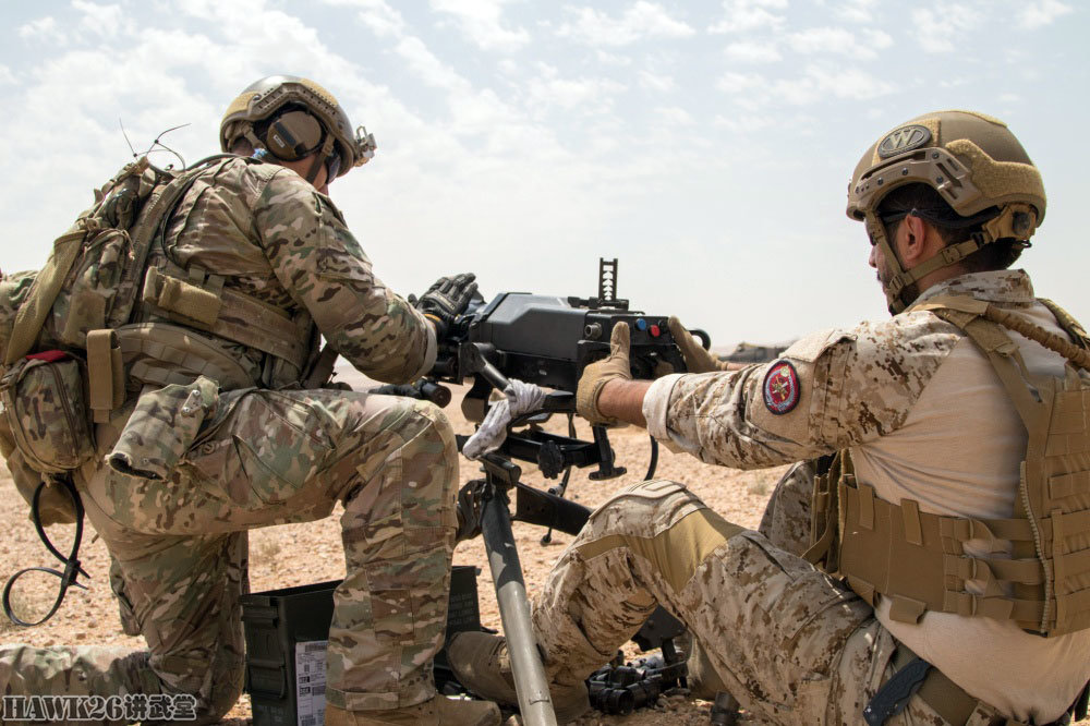 约旦举行"急切雄狮"多国军演 自动榴弹发射器 迫击炮一齐轰鸣