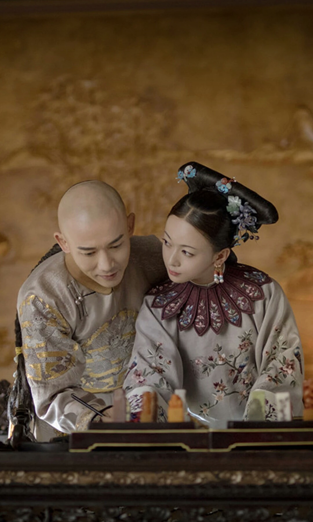 《延禧攻略》精美剧照,画面太美像是工笔图画