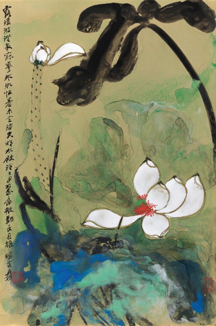 他被徐悲鸿称为五百年来第一人,张大千传世作品欣赏