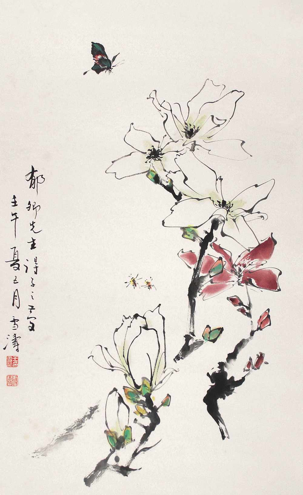 传世经典:构思精巧清新秀丽,王雪涛小写意花鸟作品欣赏