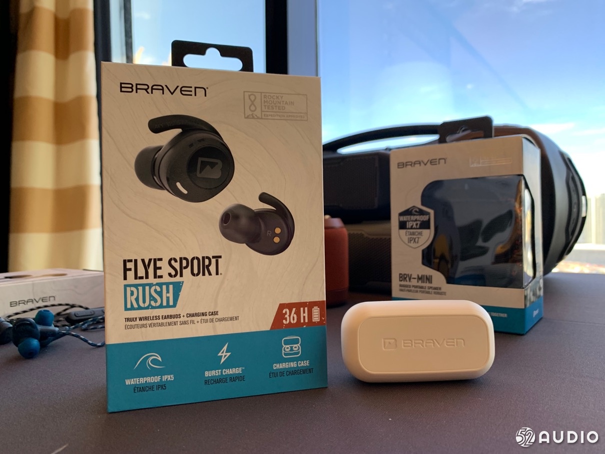 ces2020:美国音响品牌braven发布新款tws运动耳机