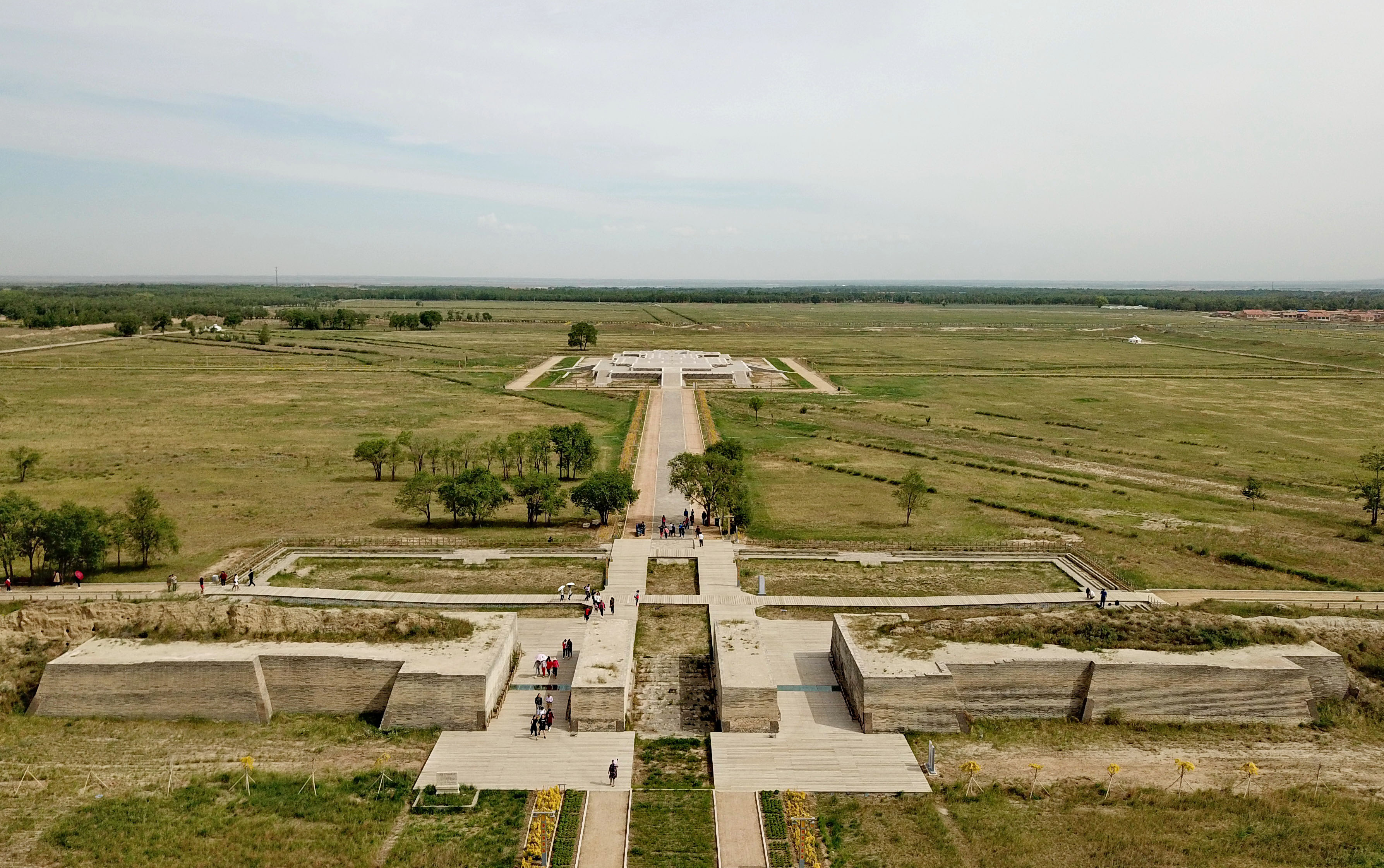 元中都国家考古遗址公园挂牌(1)