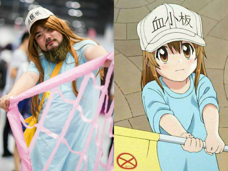 当动画角色被大叔们cos后,美少女战士毁童年,血小板巨萌