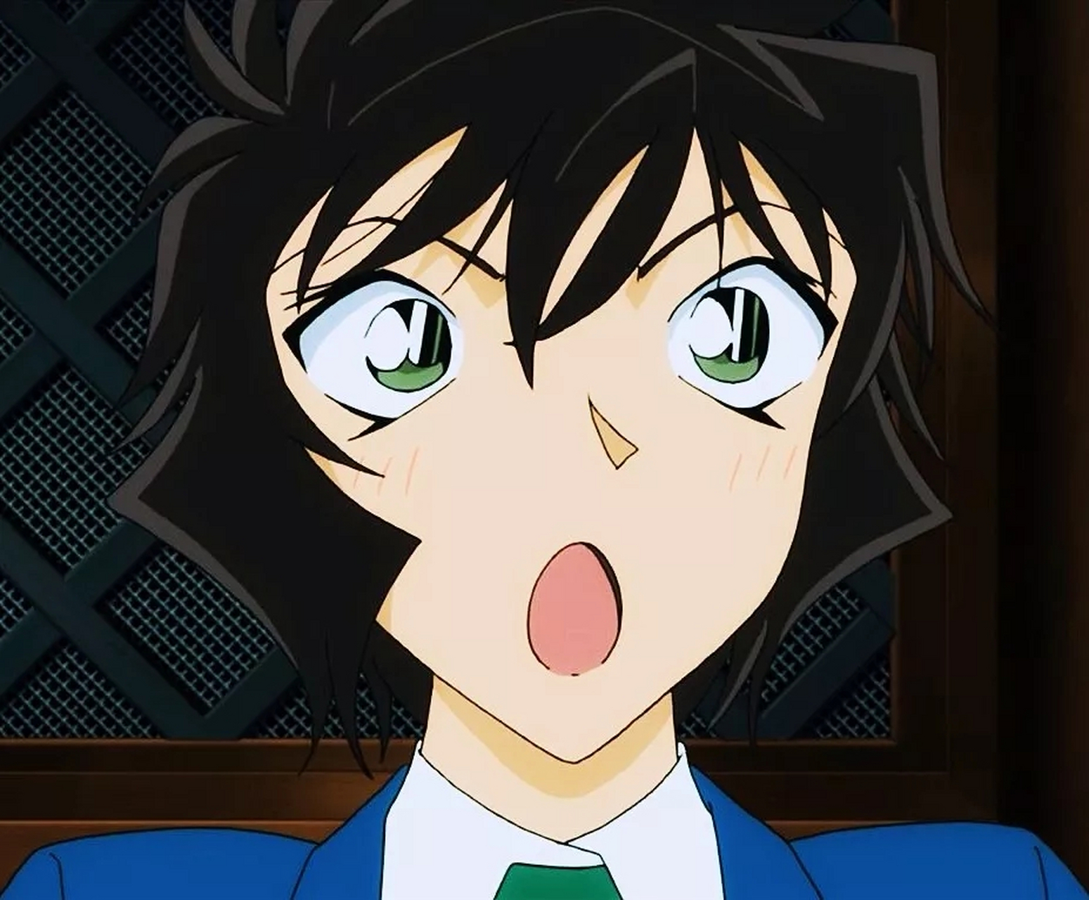 名侦探柯南# 这个可爱的虎牙少女,你有心动的感觉吗?